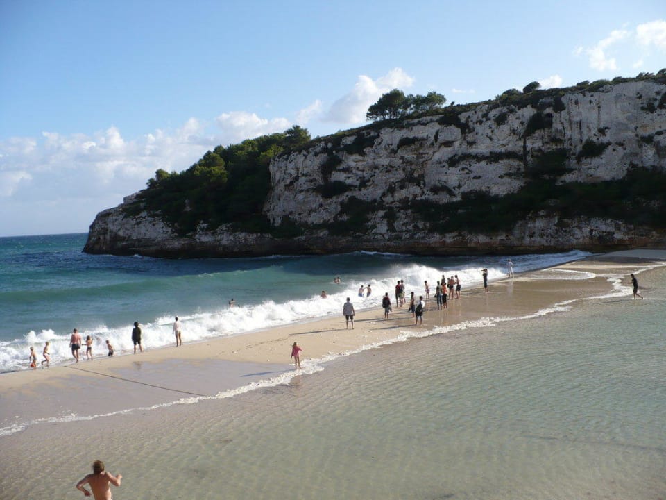Strand nach Regen am 22.10.09 Flipflop Cala Romantica