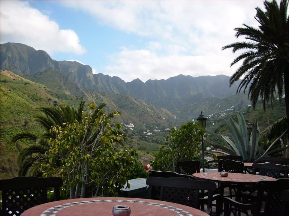 Ausblick von der vorderen Terrasse Hotel Ibo Alfaro