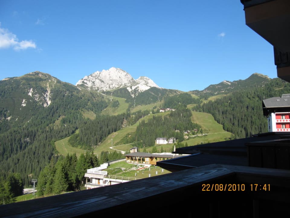 Ausblick vom Balkon Hotel Gartnerkofel