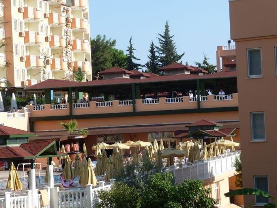 Blick zum Restaurant Hotel Club Paradiso