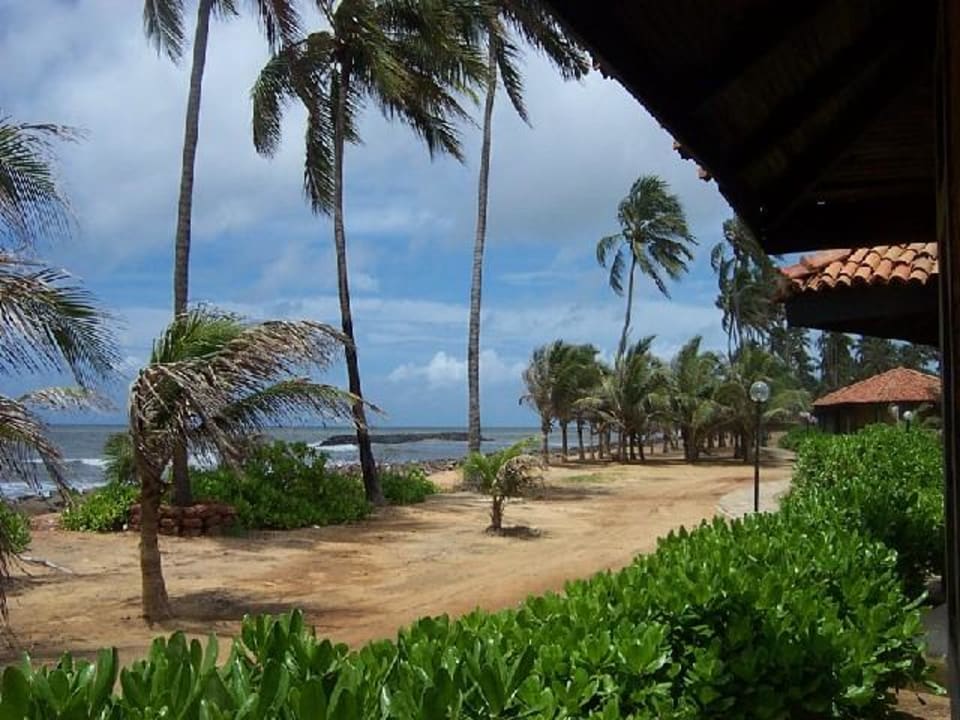 Blick aufs Meer vom Bungalow Club Hotel Dolphin