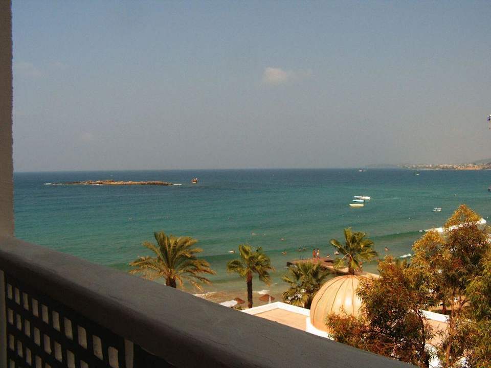 Blick vom Balkon Top Hotel