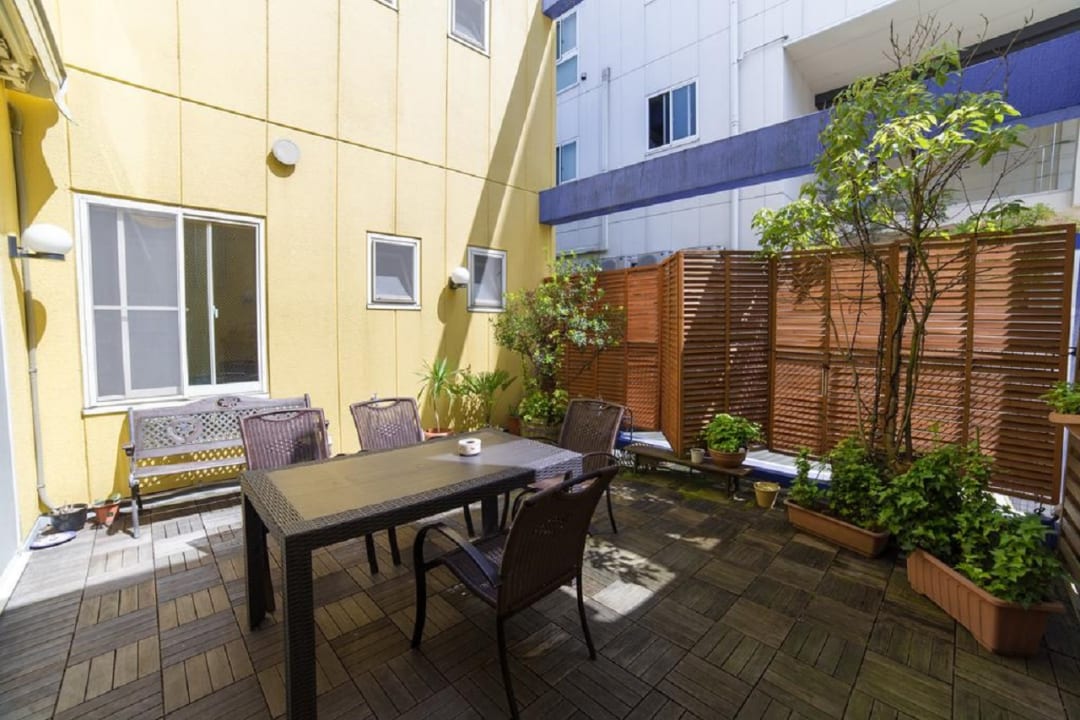 Gartenanlage Hostel K's House Kyoto