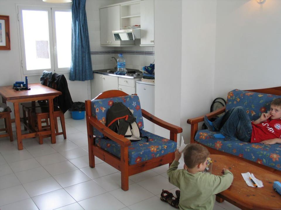 Küche / Wohnzimmer App 380 Sentido Aequora Lanzarote Suite