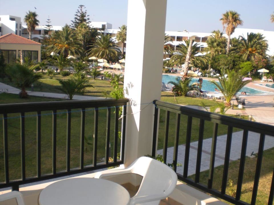 Balkon (Neubau) Hotel Tigaki Beach