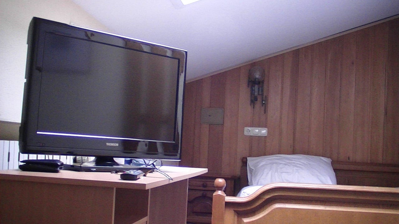 Fernseher im Zimmer Hotel Bergland-Hof