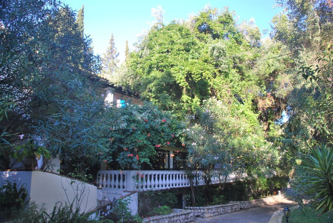 Blick vom Innenhof Hotel & Apartments Liapades Beach