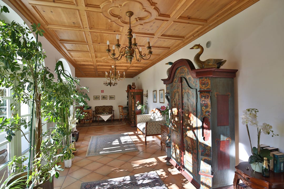 Gang neben der Rezeption Hotel Landhaus Fuhrgassl-Huber