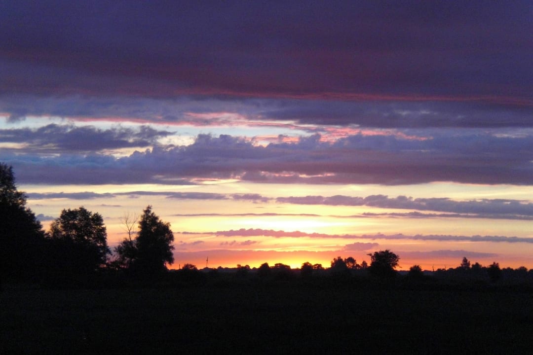 Sonnenuntergang Pension Pradler