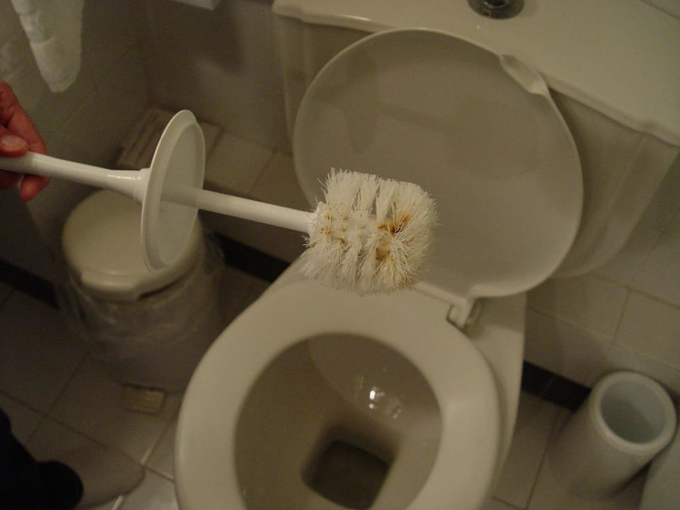 Toilettenbürste Hotel Minos Mare Beach