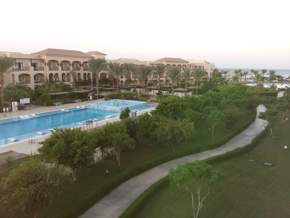 Blick von Balkon JAZ Aquamarine Resort