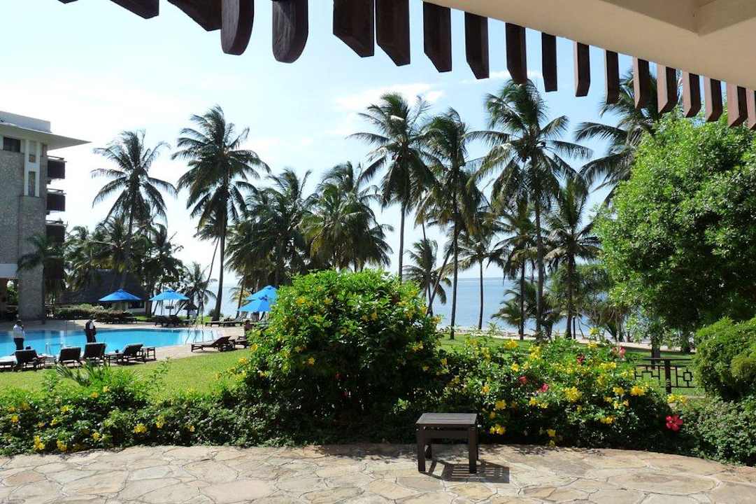 Blick beim Frühstück Hotel Mombasa Continental Resort