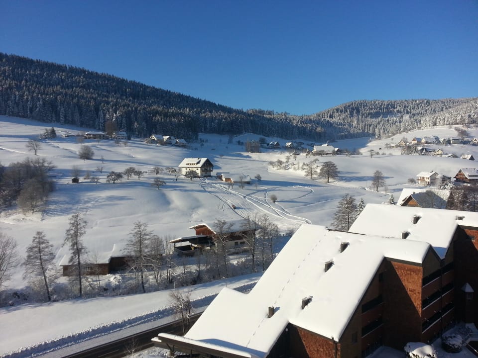 Winterausblick Haus Schwarzwaldgrund Hotel Schwarzwaldgrund