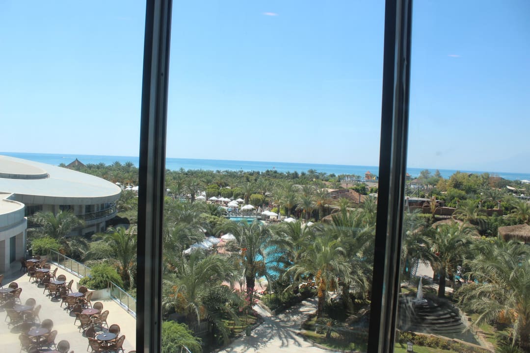 Ausblick aus dem fahrstuhl Royal Wings Hotel