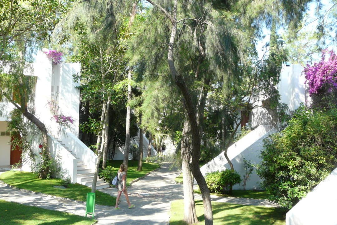 Weg zu den Bungalows Doubletree by Hilton Bodrum Isil Club All-Inclusive Resort