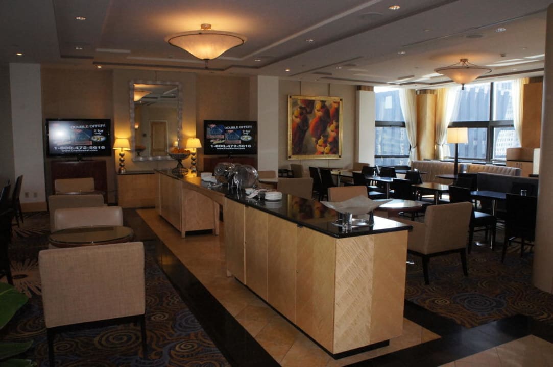 Executive-Lounge in der 44. Etage Hotel Hilton New York Midtown