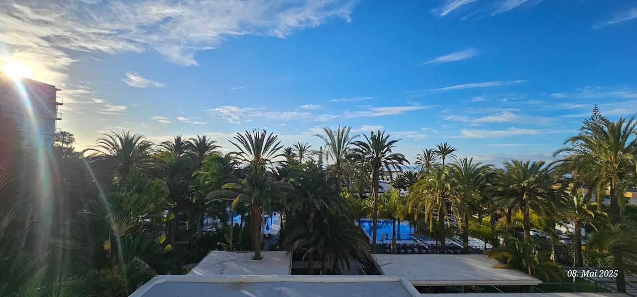 Ausblick Hotel Riu Palace Palmeras