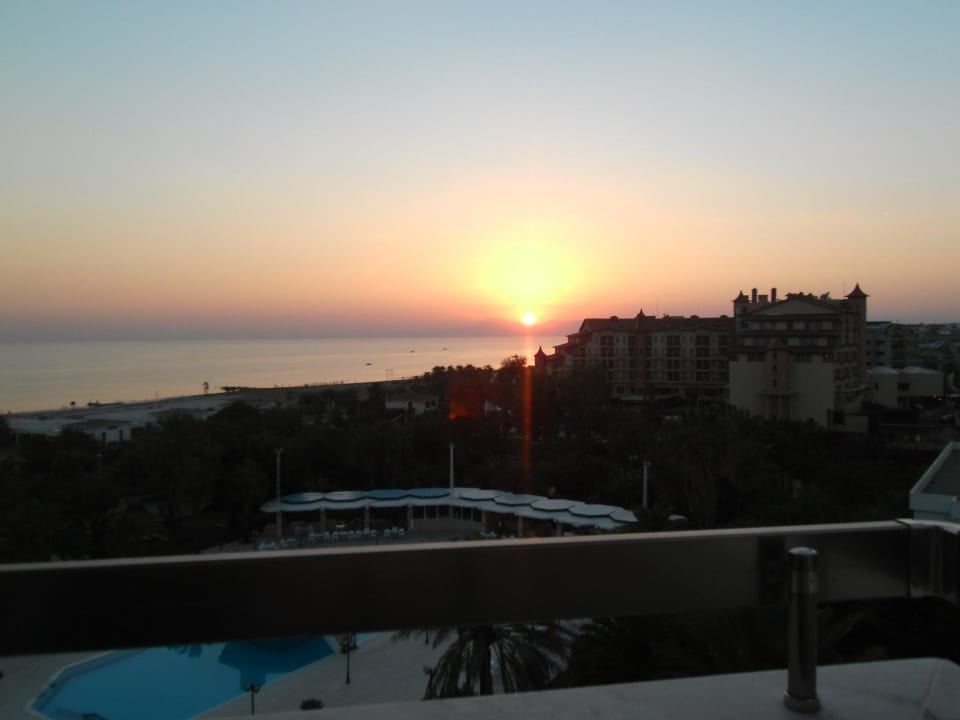 Sonnenuntergang vom Balkon Süral Saray Hotel