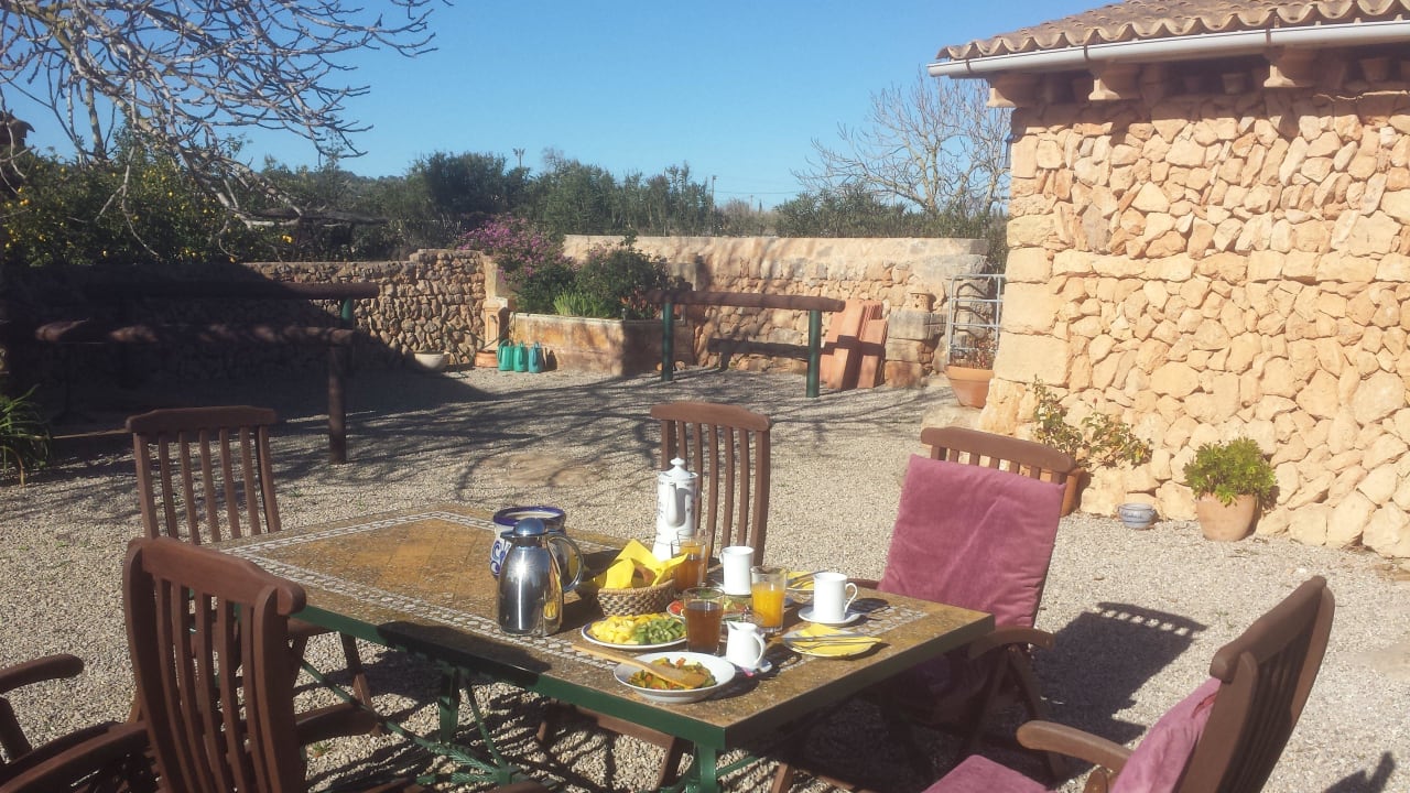 Veganer Frühstückstisch Hotel Finca Can Paulino