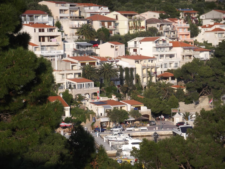 Blick nach Brela Bluesun Hotel Soline