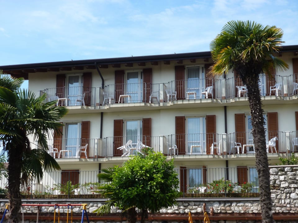 Blick auf unseren Balkon Hotel Antico Monastero