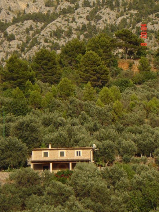 Blick in die Berge Fornalutx Petit Hotel