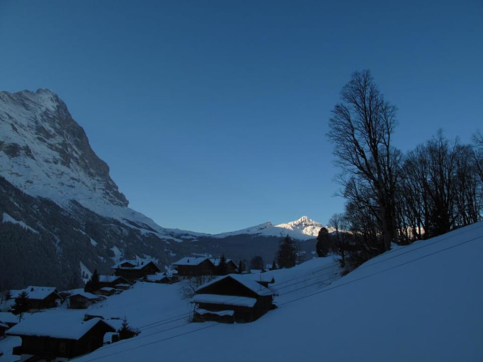 Blick vom Balkon Hotel Lauberhorn