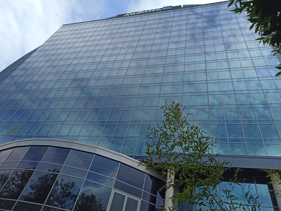 Außenansicht Radisson Blu Hotel Frankfurt