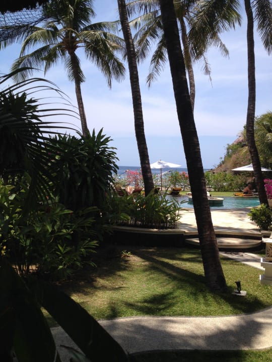 Sicht vom Villasitzplatz Palm Garden Amed Beach & Spa Resort Bali