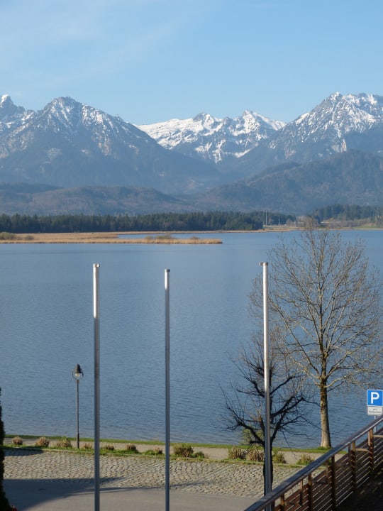 Morgens vom Balkon Hotel am Hopfensee