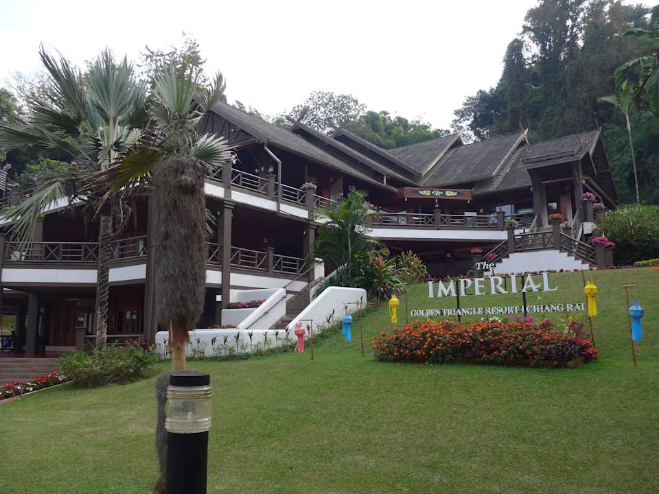 Blick zum Restaurant Hotel The Imperial Golden Triangle Resort