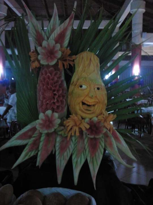 Deko im Restaurant Grand Palladium Select Bávaro Resort & Spa