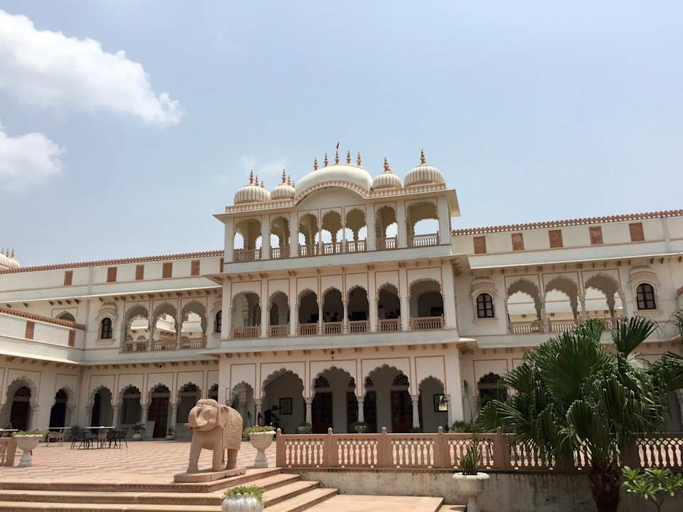 Außenansicht Laxmi Vilas Palace