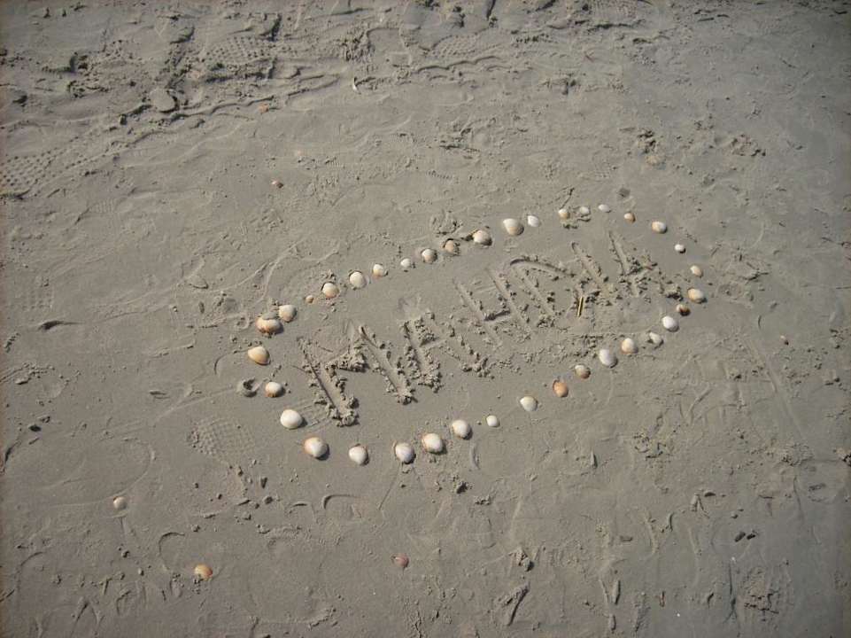 Kunstwerk am Hotelstrand Mahdia Beach & Aquapark