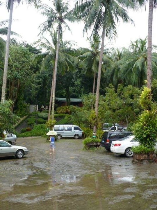 Parkplatz vor Rezeption/Restaurant SYLVAN Koh Chang