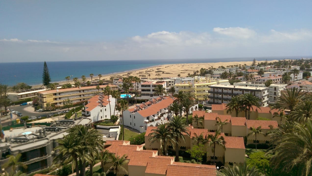 Aussicht 6. Stock Hotel Riu Palace Palmeras
