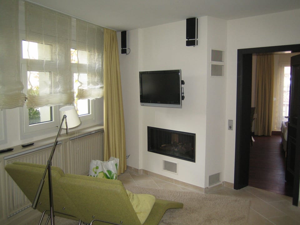 Wohnzimmer mit Kamin Hotel Ritter Durbach