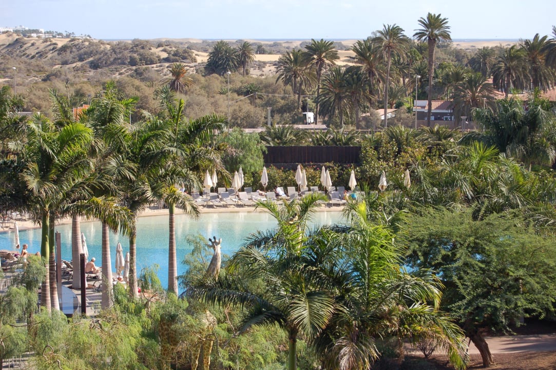 Ausblick von unserm Zimmer Lopesan Baobab Resort