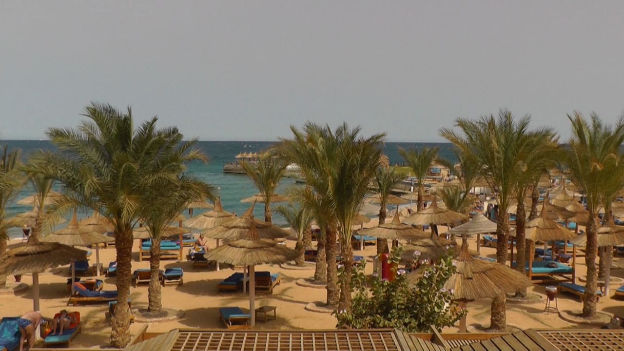 Blick von Terrasse Beach Albatros Resort