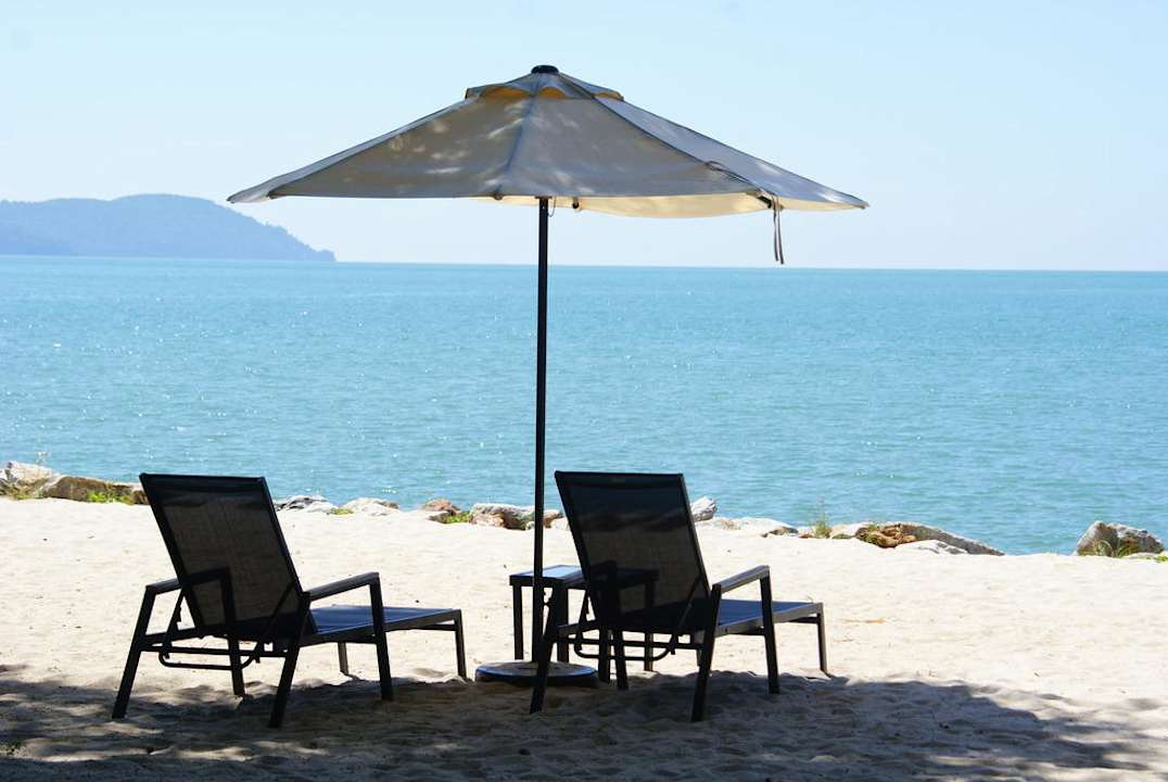 Blick auf die Andaman-Sea Hotel Sheraton Langkawi Beach Resort