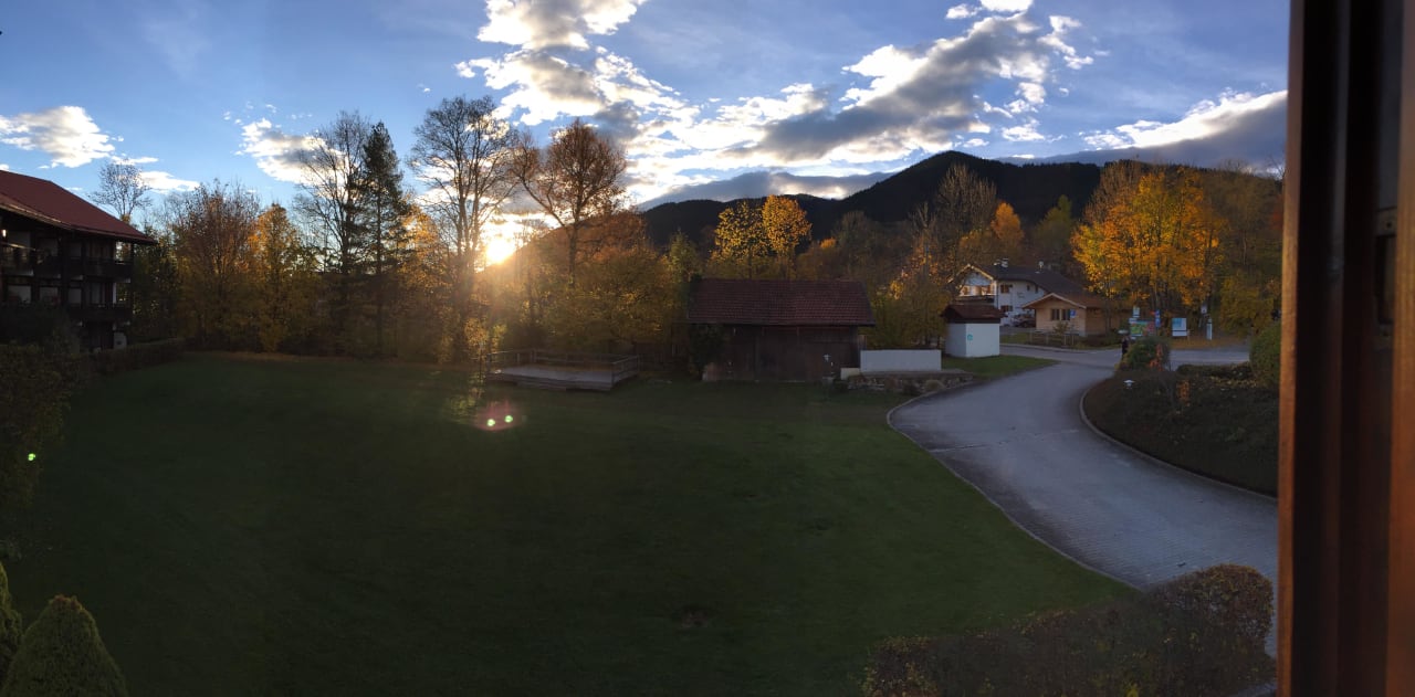 Ausblick vom Zimmer (mit Bergblick) Hotel Schillingshof