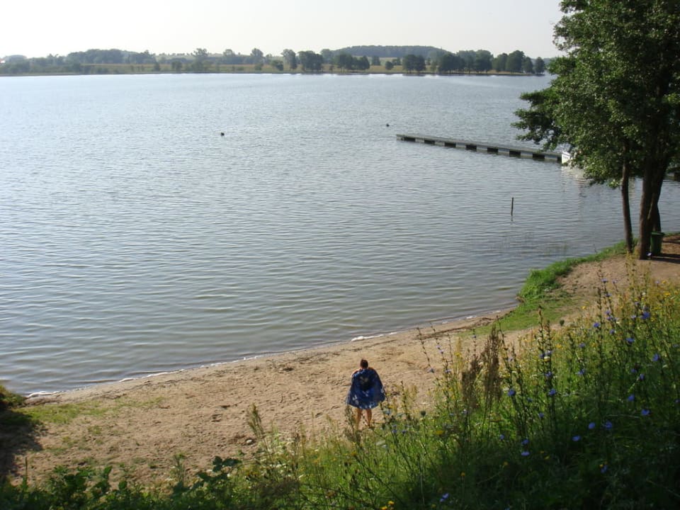 Blick auf den Badeplatz Hotel Robert's Port