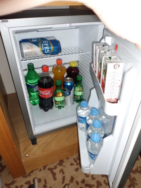 Minibar immer gefüllt Saturn Palace Resort Hotel