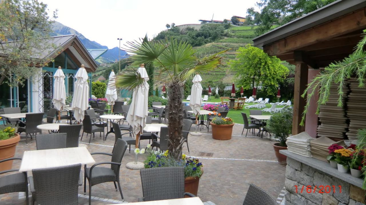 Gartenbereich Hotel Burggräflerhof