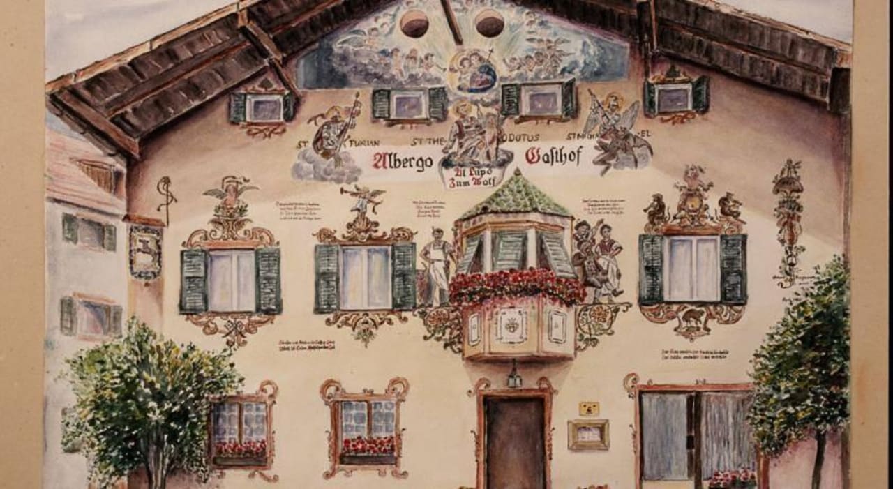 Fasadengestaltung Hotel Zum Wolf