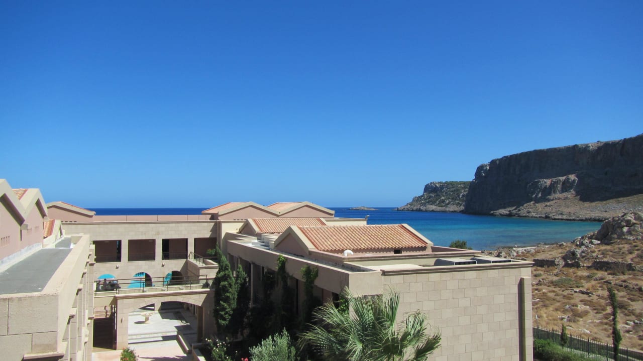 Blick über die Anlage Lindian Dream Seaside Resort