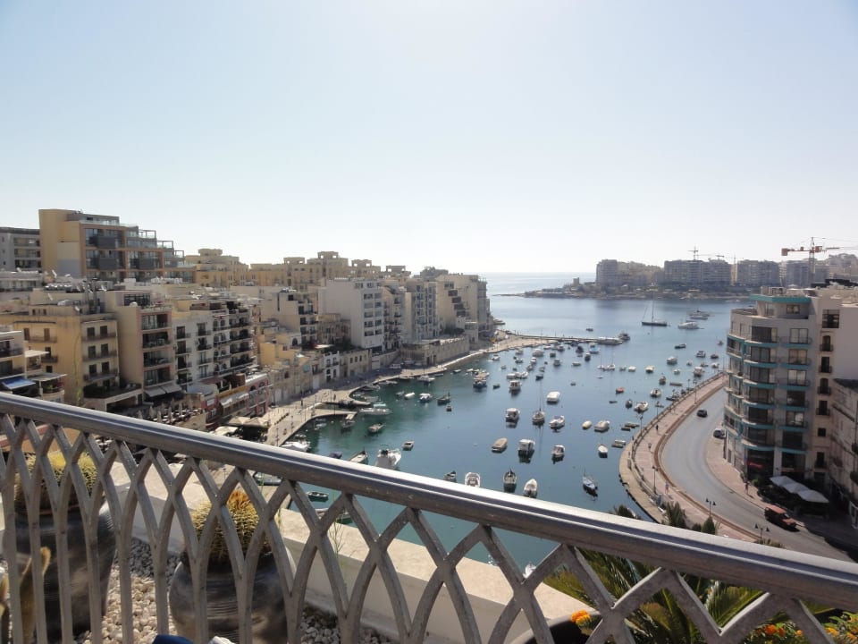 Ausblick vom Restaurantbalkon Juliani