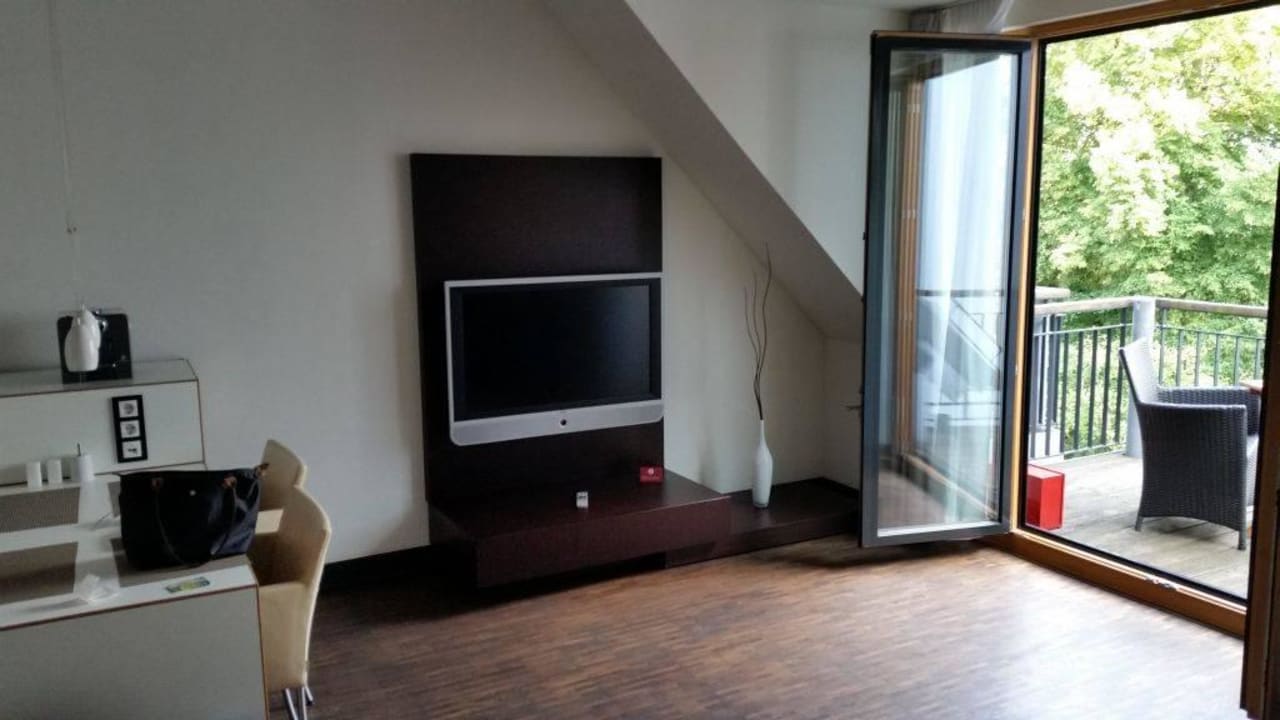 Wohnzimmer The Green Rostock Apartment Hotel