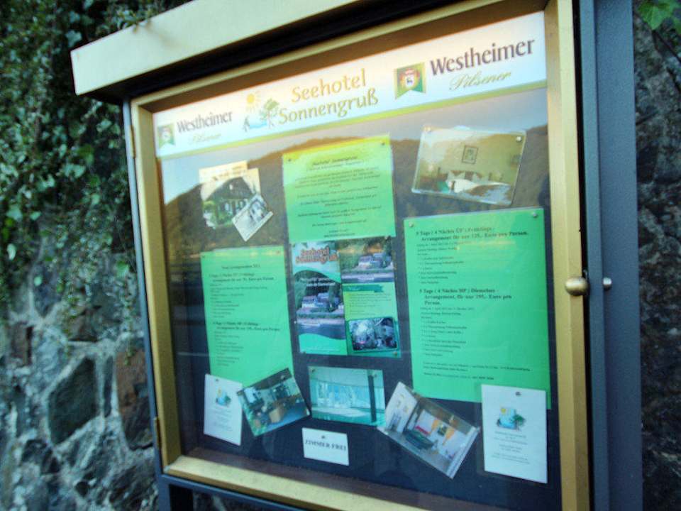 Reklame Seehotel Sonnengruss