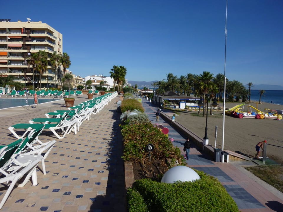 Blick auf die Promenade Hotel MS Amaragua